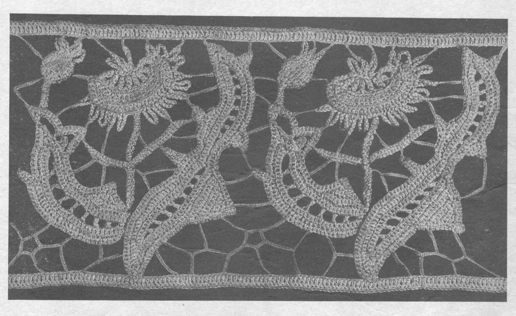 An illustration from JOURNAL DES OUVRAGES DE DAMES - N. 1/1929 - frammenti, 1929, leaf 2