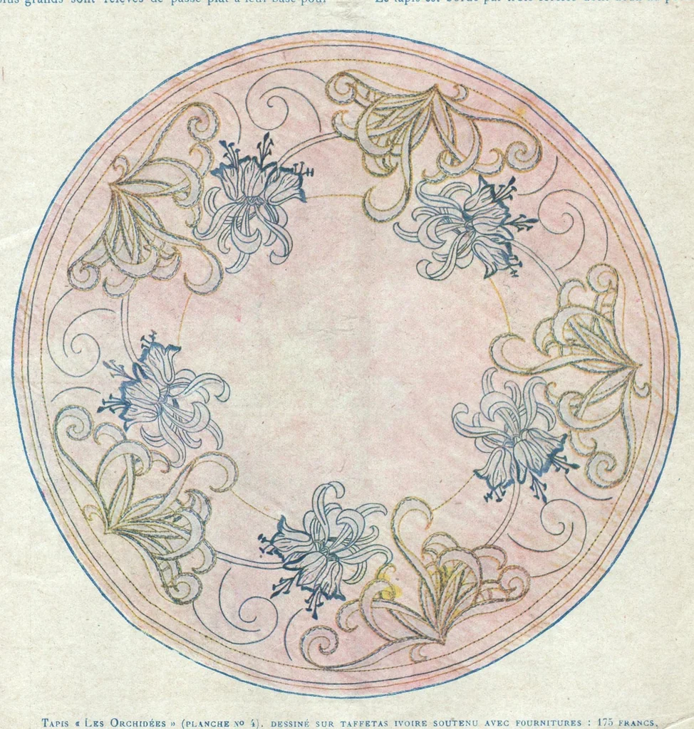 An illustration from JOURNAL DES OUVRAGES DE DAMES - N. 2/1929 - frammenti, 1929, leaf 2