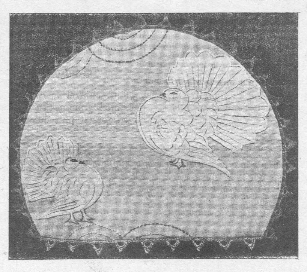 An illustration from JOURNAL DES OUVRAGES DE DAMES - N. 6/1929 - frammenti, 1929, leaf 2