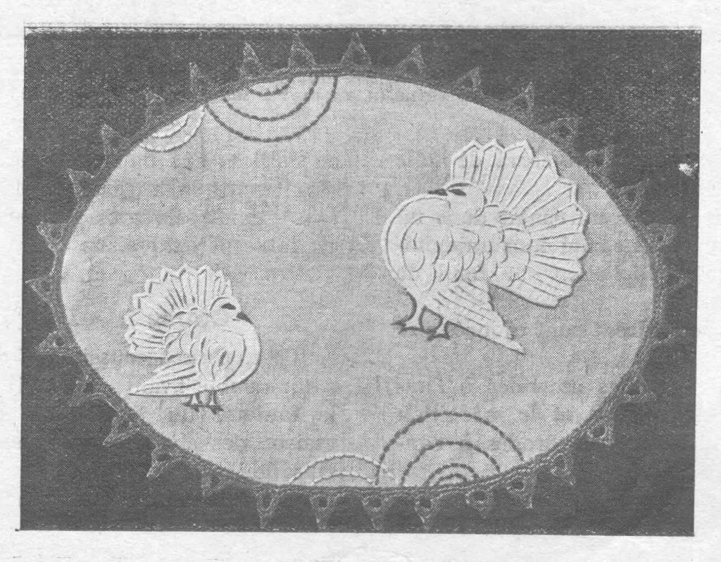 An illustration from JOURNAL DES OUVRAGES DE DAMES - N. 6/1929 - frammenti, 1929, leaf 2