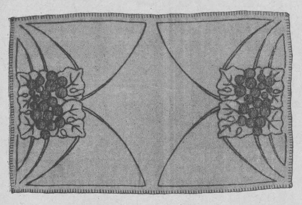 An illustration from JOURNAL DES OUVRAGES DE DAMES - N. 4/1930 - frammenti, 1930, leaf 1