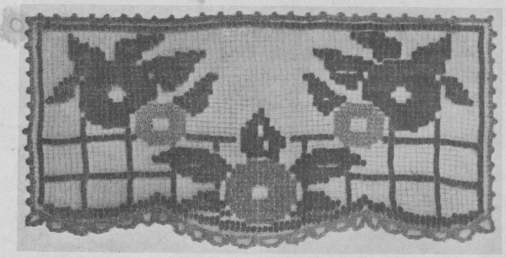 An illustration from JOURNAL DES OUVRAGES DE DAMES - N. 4/1930 - frammenti, 1930, leaf 2
