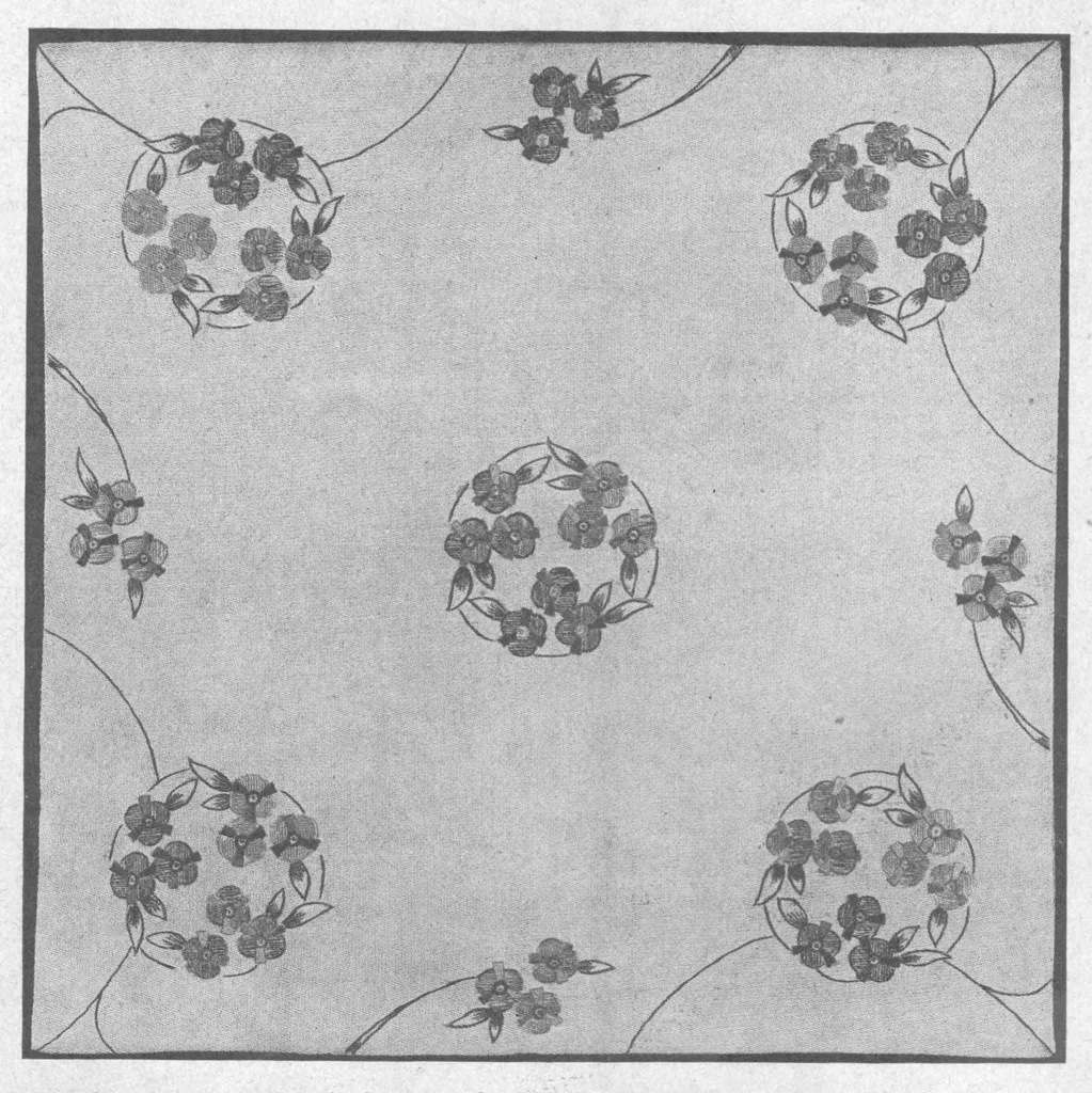 An illustration from JOURNAL DES OUVRAGES DE DAMES - 1930 - frammenti, 1930, leaf 6