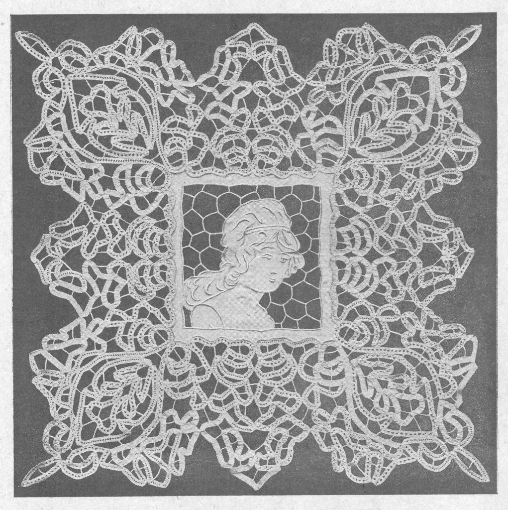 An illustration from JOURNAL DES OUVRAGES DE DAMES - 1930 - frammenti, 1930, leaf 8
