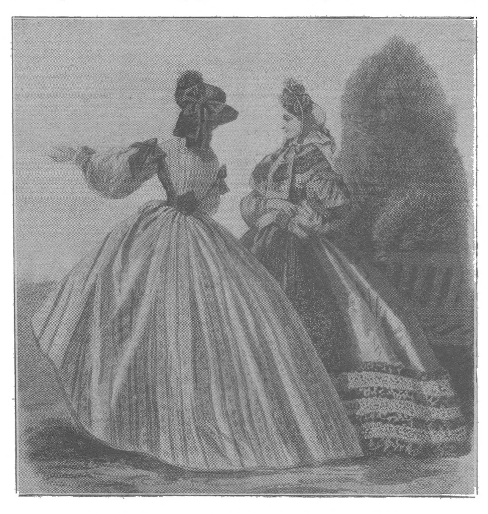 An illustration from JOURNAL DES OUVRAGES DE DAMES - 1930 - frammenti, 1930, leaf 11