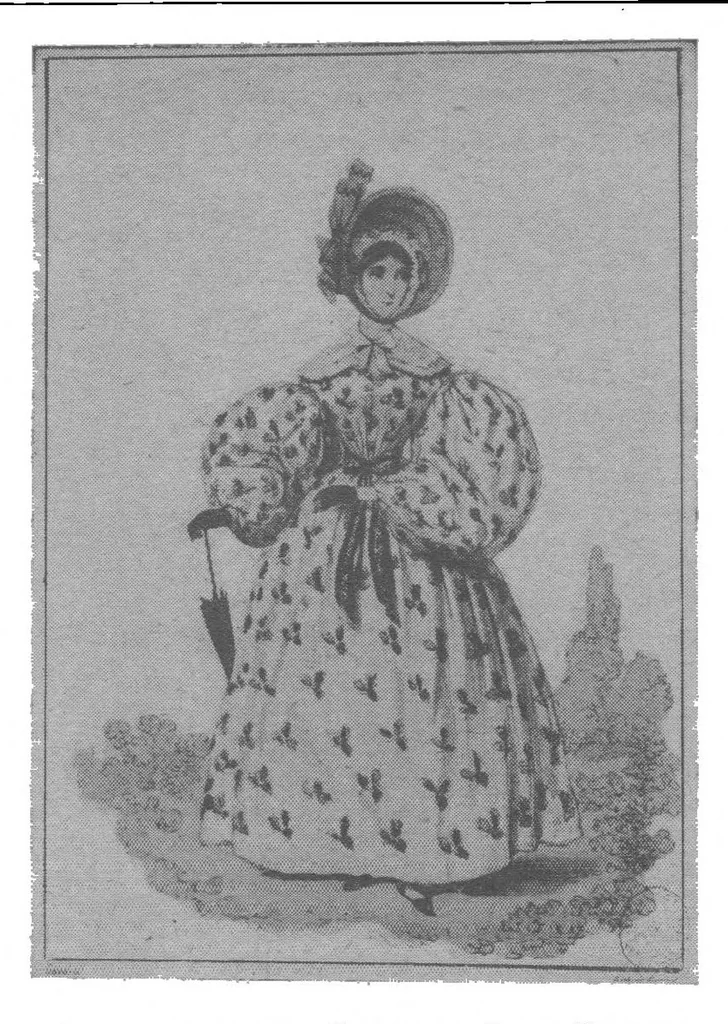An illustration from JOURNAL DES OUVRAGES DE DAMES - 1930 - frammenti, 1930, leaf 13