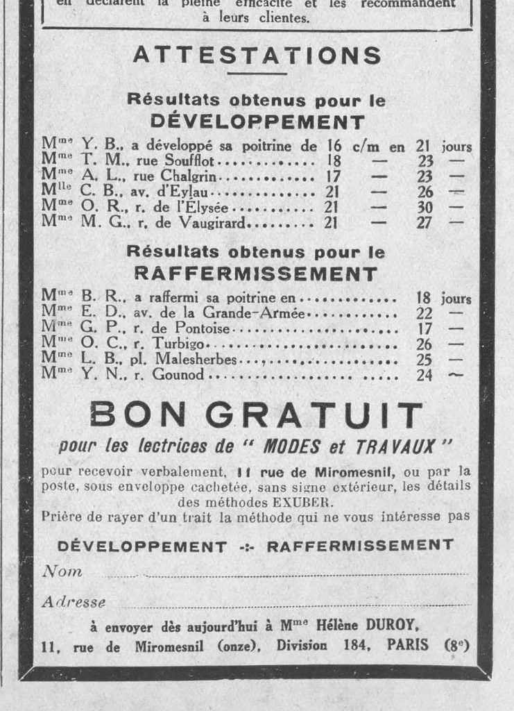 An illustration from MODES ET TRAVAUX FÉMININS - N. 205/1928, 1928, leaf 1