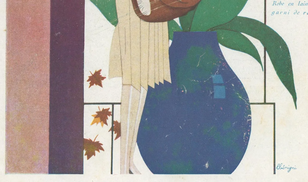 An illustration from MODES ET TRAVAUX FÉMININS - N. 212/1928, 1928, leaf 0