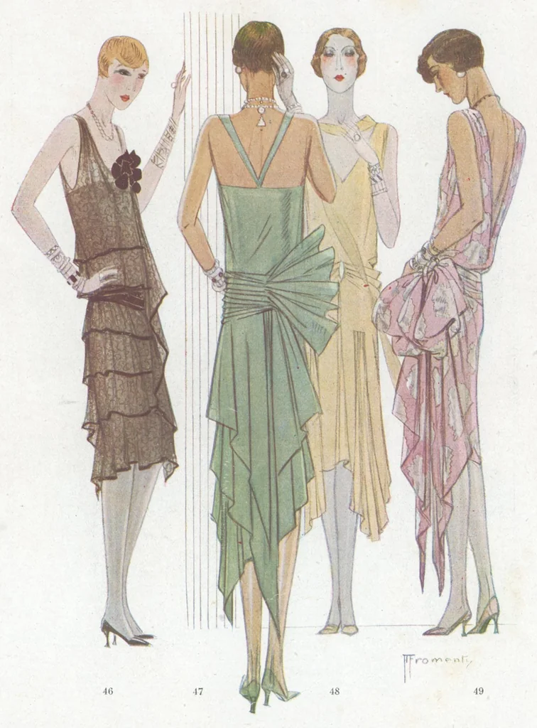 An illustration from MODES ET TRAVAUX FÉMININS - N. 212/1928, 1928, leaf 15
