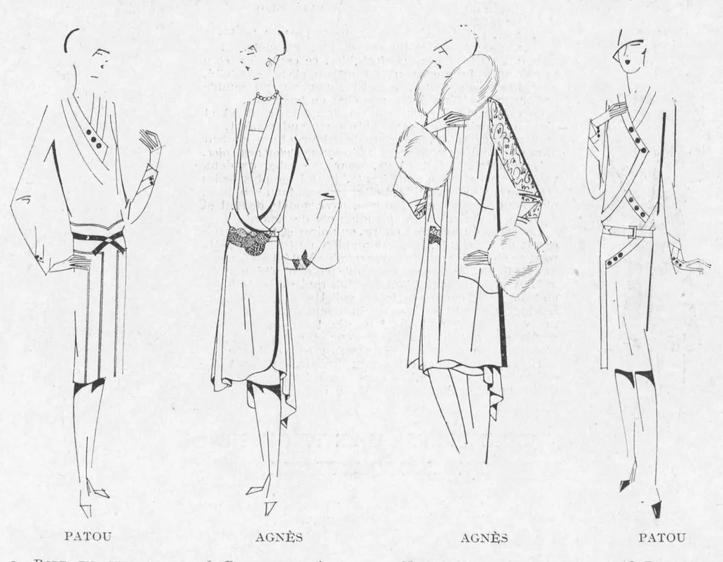 An illustration from MODES ET TRAVAUX FÉMININS - N. 212/1928, 1928, leaf 5