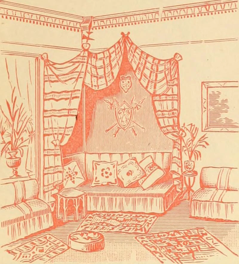 An illustration from Students' furniture : rugs and draperies., 1903, leaf 20