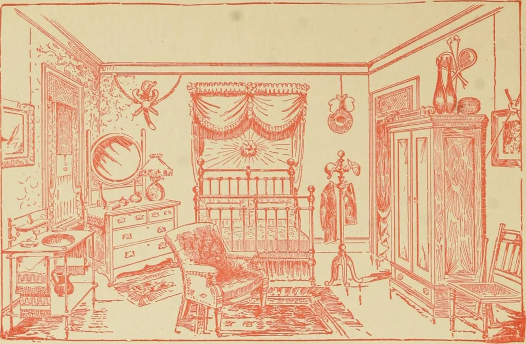 An illustration from Students' furniture : rugs and draperies., 1903, leaf 23