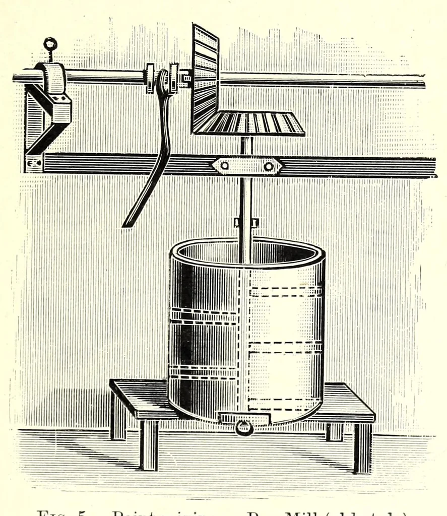 An illustration from Student's handbook of paints, colours, oils and varnishes, 1903, leaf 25