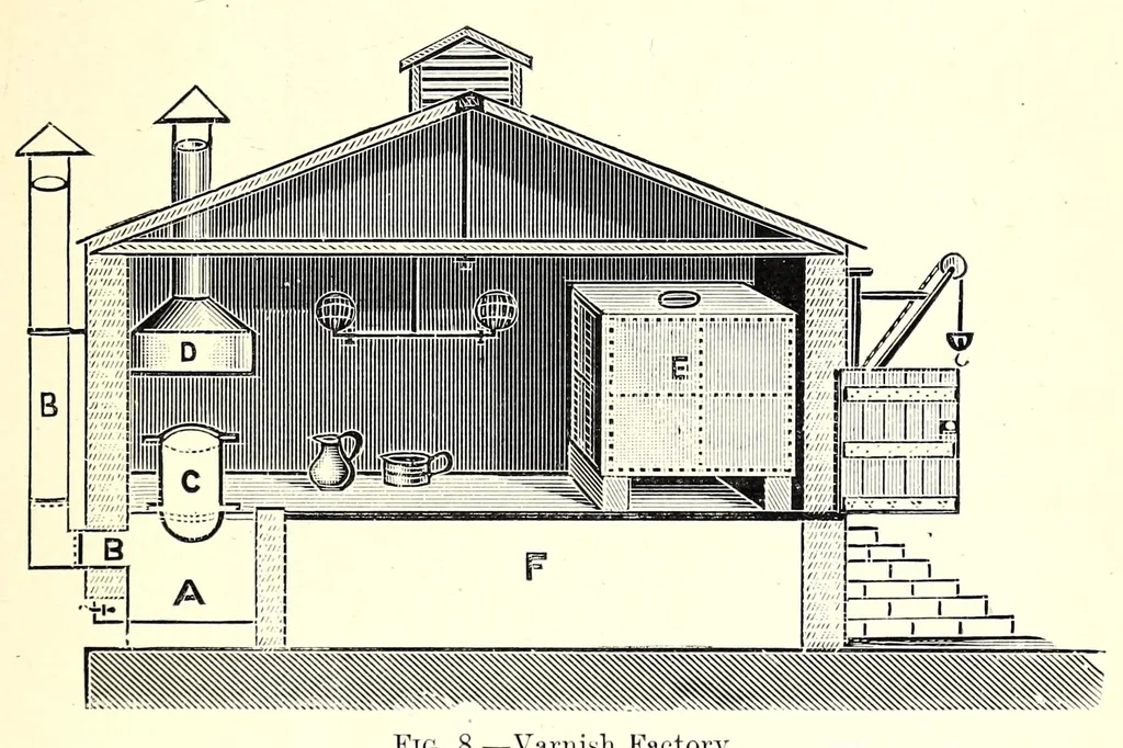 An illustration from Student's handbook of paints, colours, oils and varnishes, 1903, leaf 73