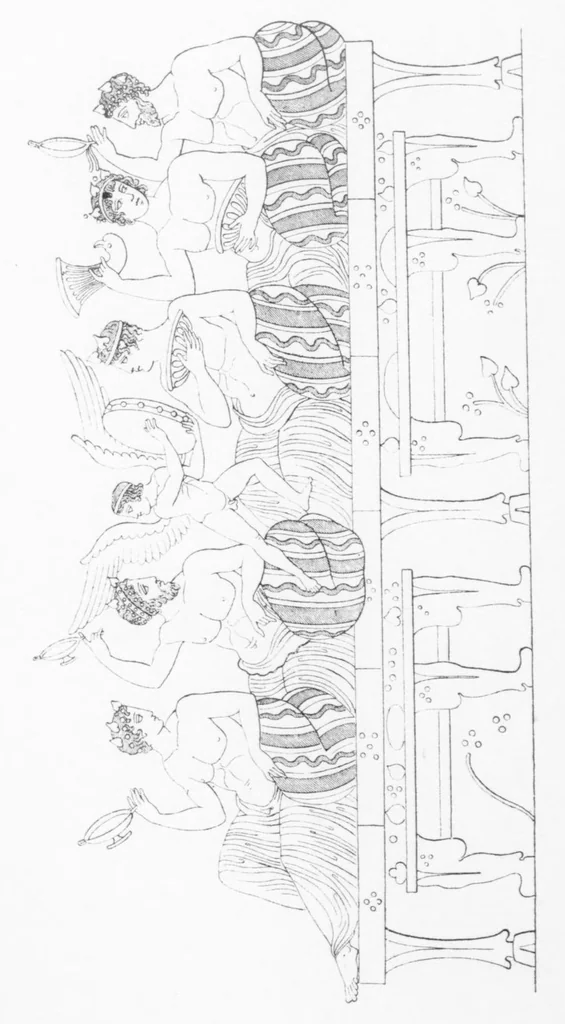 An illustration from Studien aus dem Gebiete der griechischen Privataltertümer [microform], 1893, leaf 69