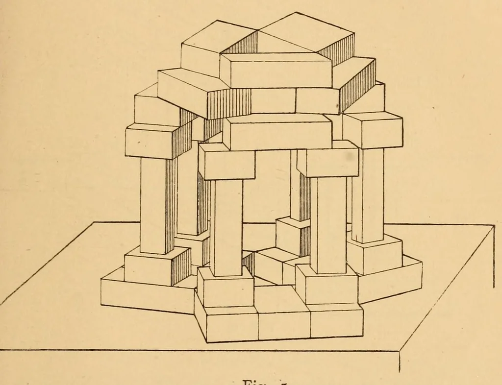 An illustration from Studies from the kindergarten, 1891, leaf 43