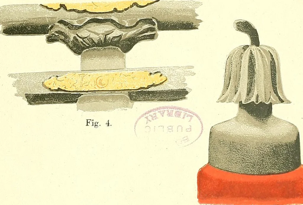 An illustration from Studies in the decorative art of Japan, 1910, leaf 74