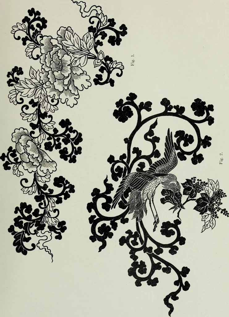 An illustration from Studies in the decorative art of Japan, 1910, leaf 74