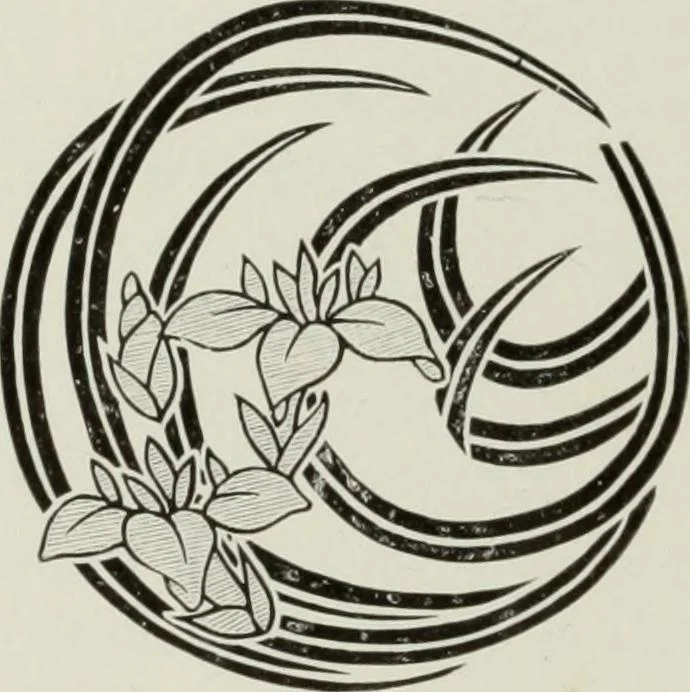 An illustration from Studies in the decorative art of Japan, 1910, leaf 91