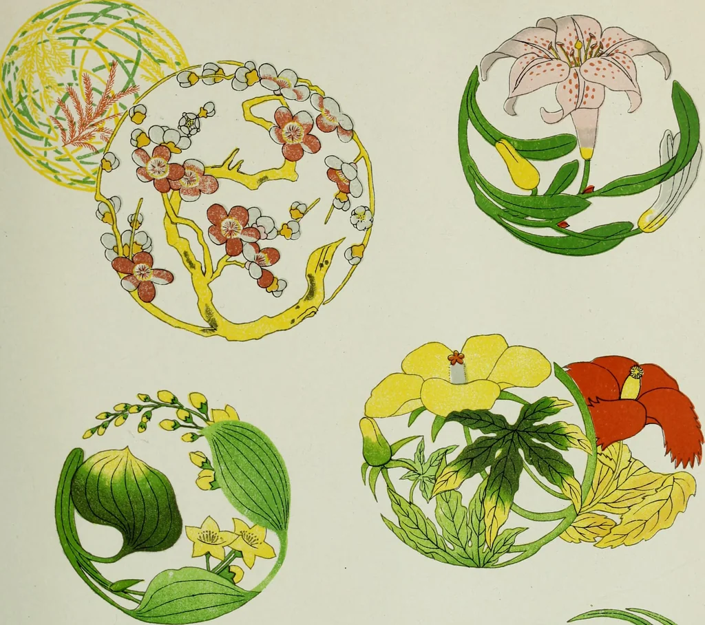 An illustration from Studies in the decorative art of Japan, 1910, leaf 94