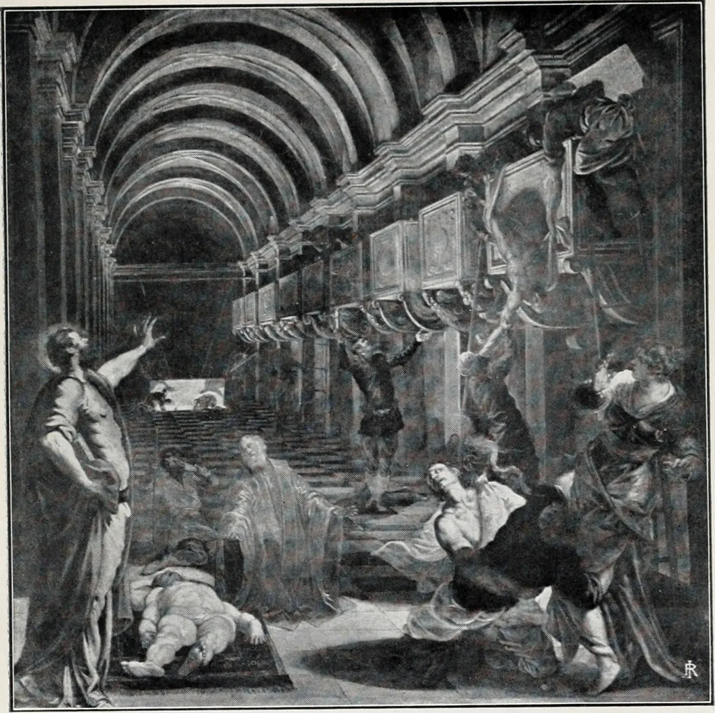 An illustration from Studies in pictures; an introduction to the famous galleries, 1907, leaf 100