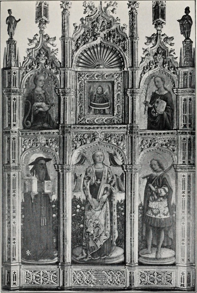 An illustration from Studies in pictures; an introduction to the famous galleries, 1907, leaf 116