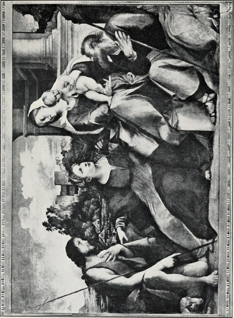 An illustration from Studies in pictures; an introduction to the famous galleries, 1907, leaf 140