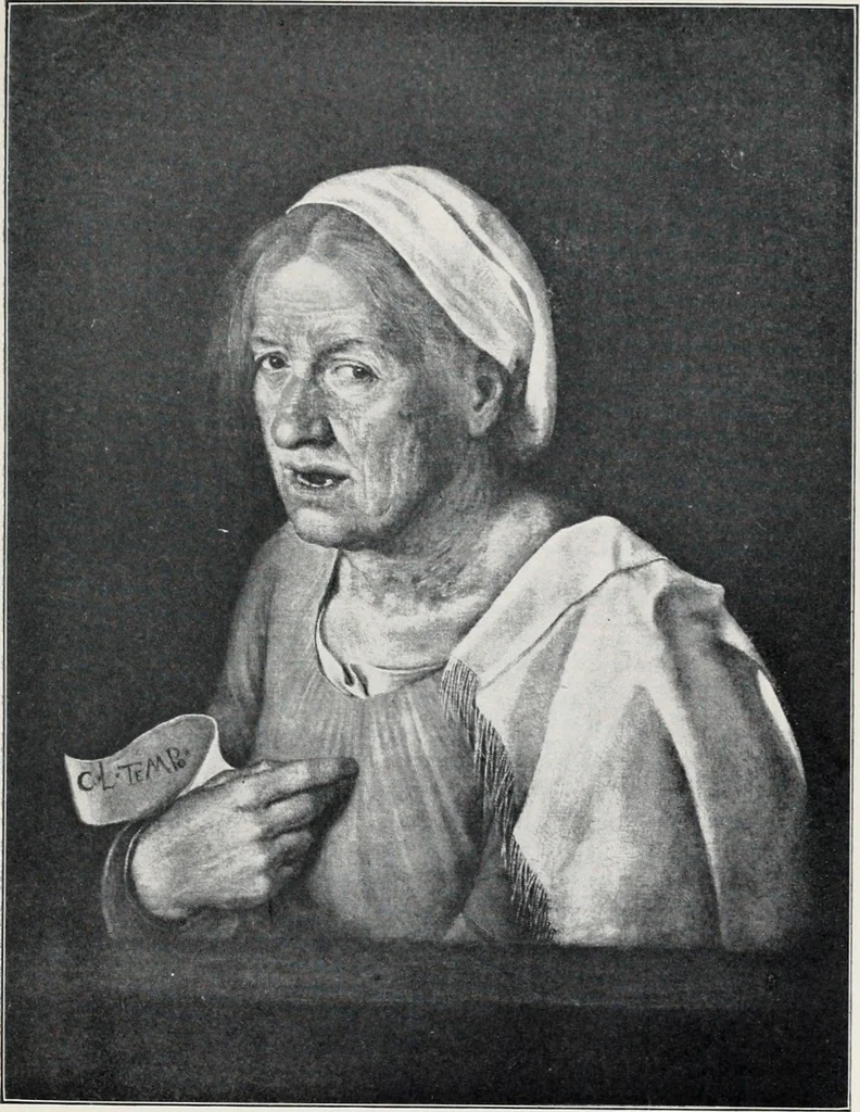 An illustration from Studies in pictures; an introduction to the famous galleries, 1907, leaf 146