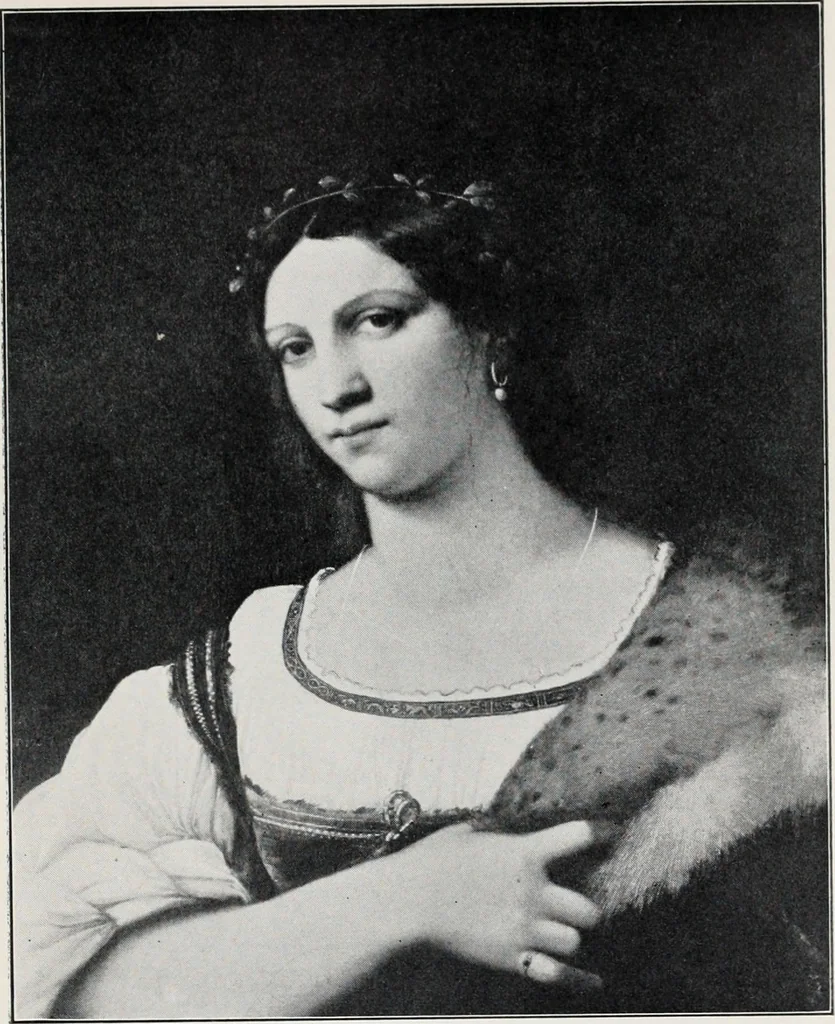 An illustration from Studies in pictures; an introduction to the famous galleries, 1907, leaf 74