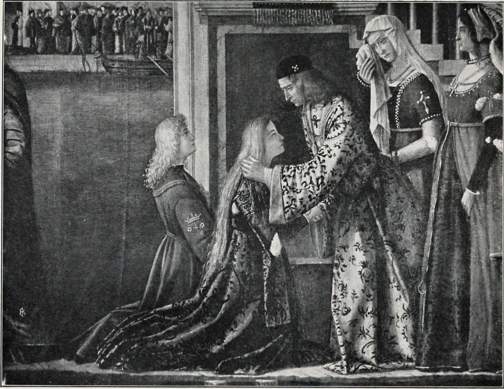An illustration from Studies in pictures; an introduction to the famous galleries, 1907, leaf 94