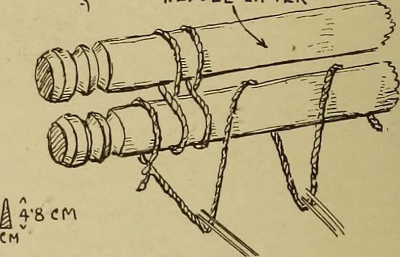 An illustration from Studies in primitive looms, 1918, leaf 81