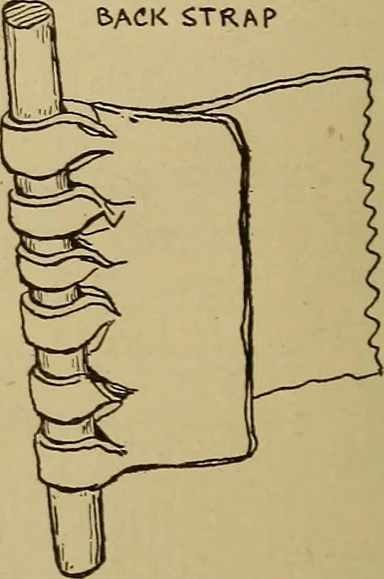 An illustration from Studies in primitive looms, 1918, leaf 83