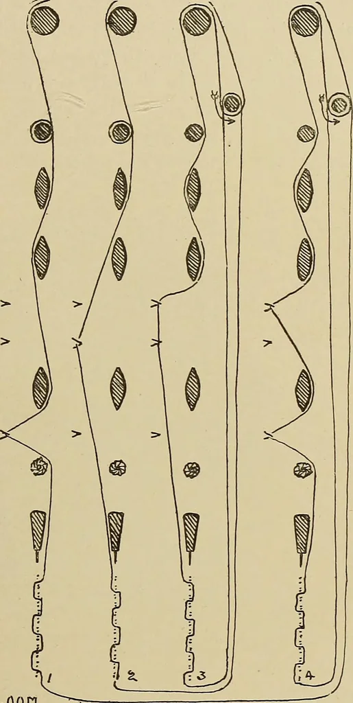 An illustration from Studies in primitive looms, 1918, leaf 86