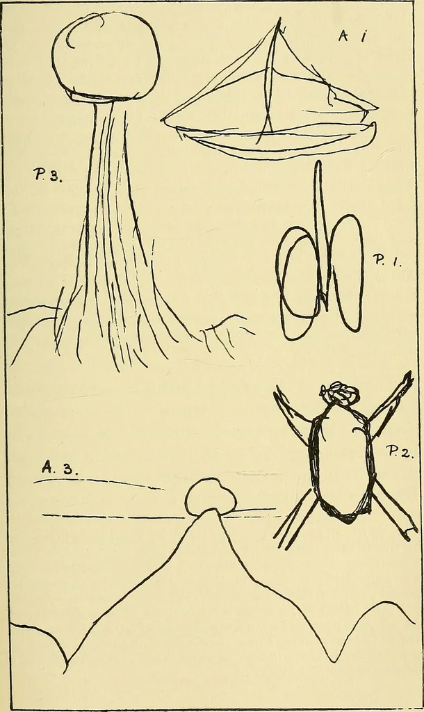 An illustration from Studies in psychical research, 1897, leaf 222