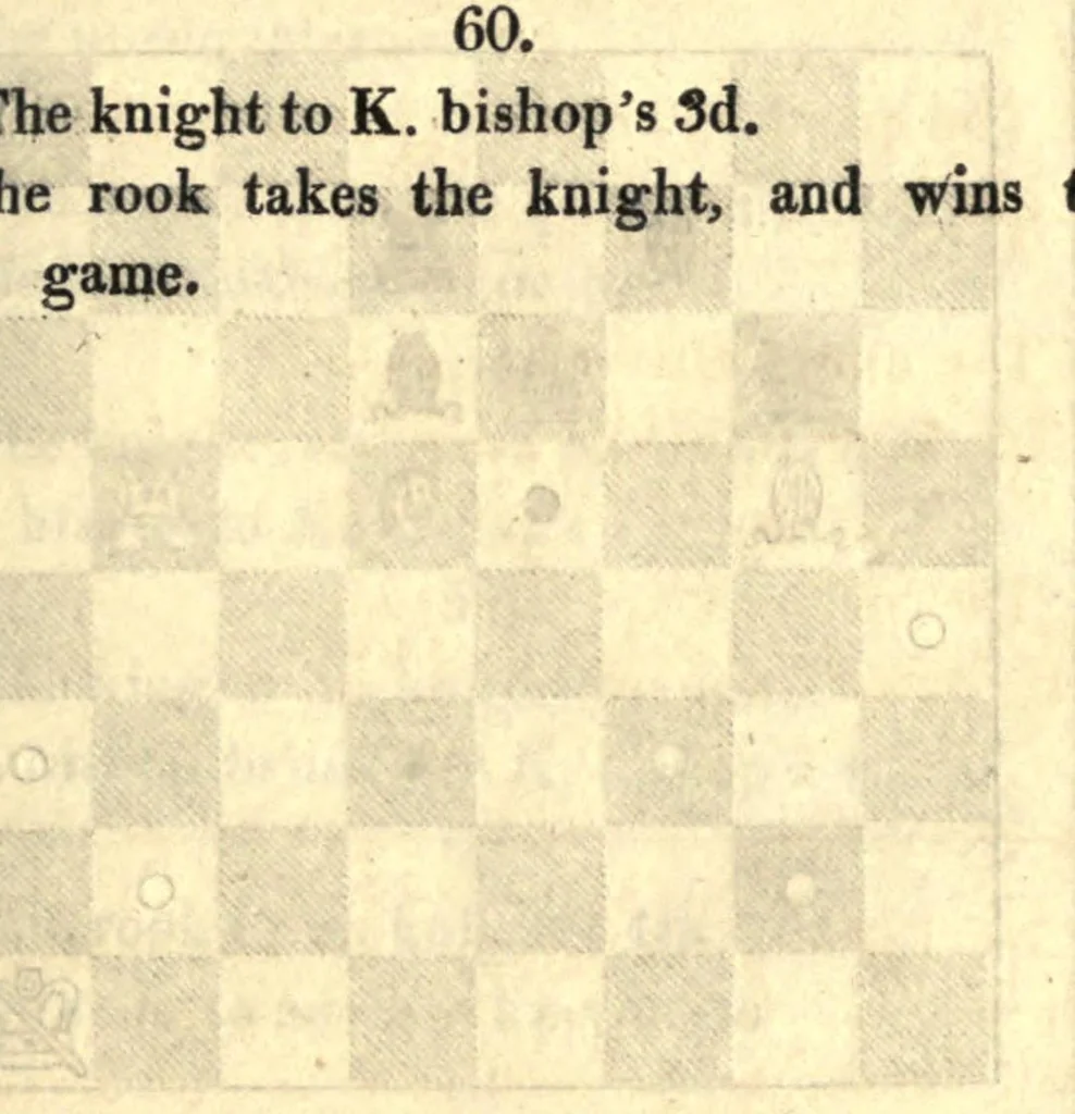 An illustration from Studies of chess; containing, Caïssa, a poem, 1814, leaf 325