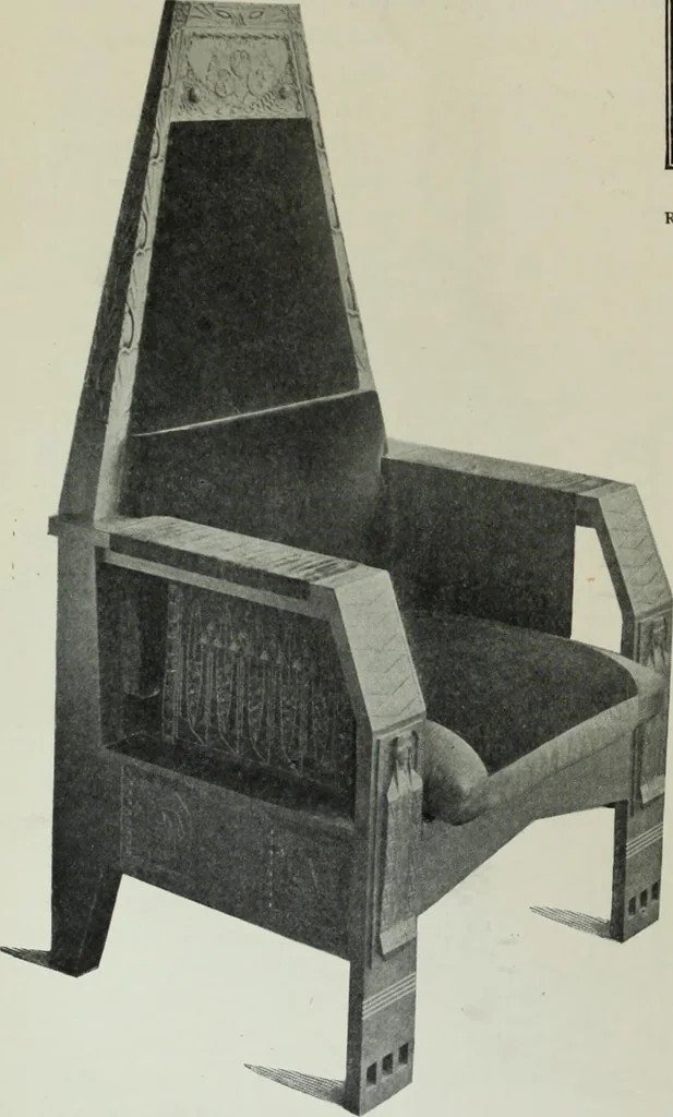 An illustration from Studio international, 1893, leaf 123