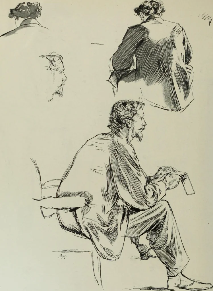 An illustration from Studio international, 1893, leaf 163