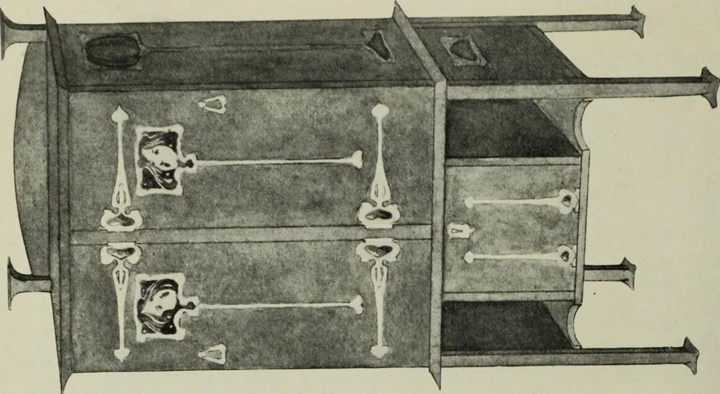 An illustration from Studio international, 1893, leaf 181