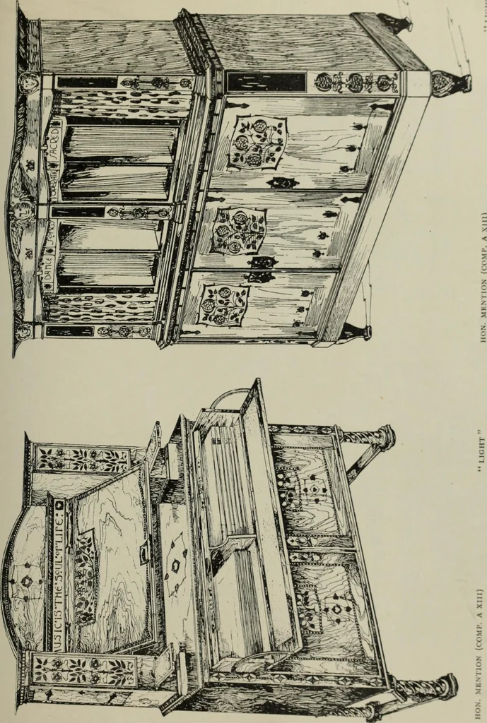 An illustration from Studio international, 1893, leaf 182