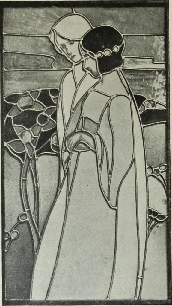 An illustration from Studio international, 1893, leaf 217