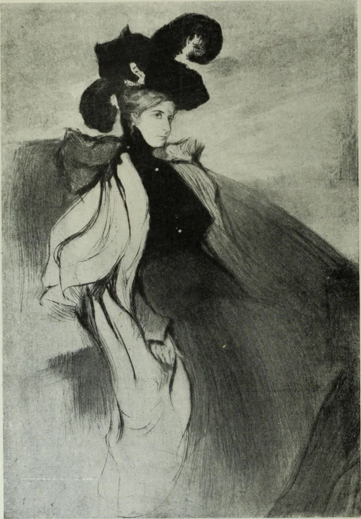 An illustration from Studio international, 1893, leaf 233