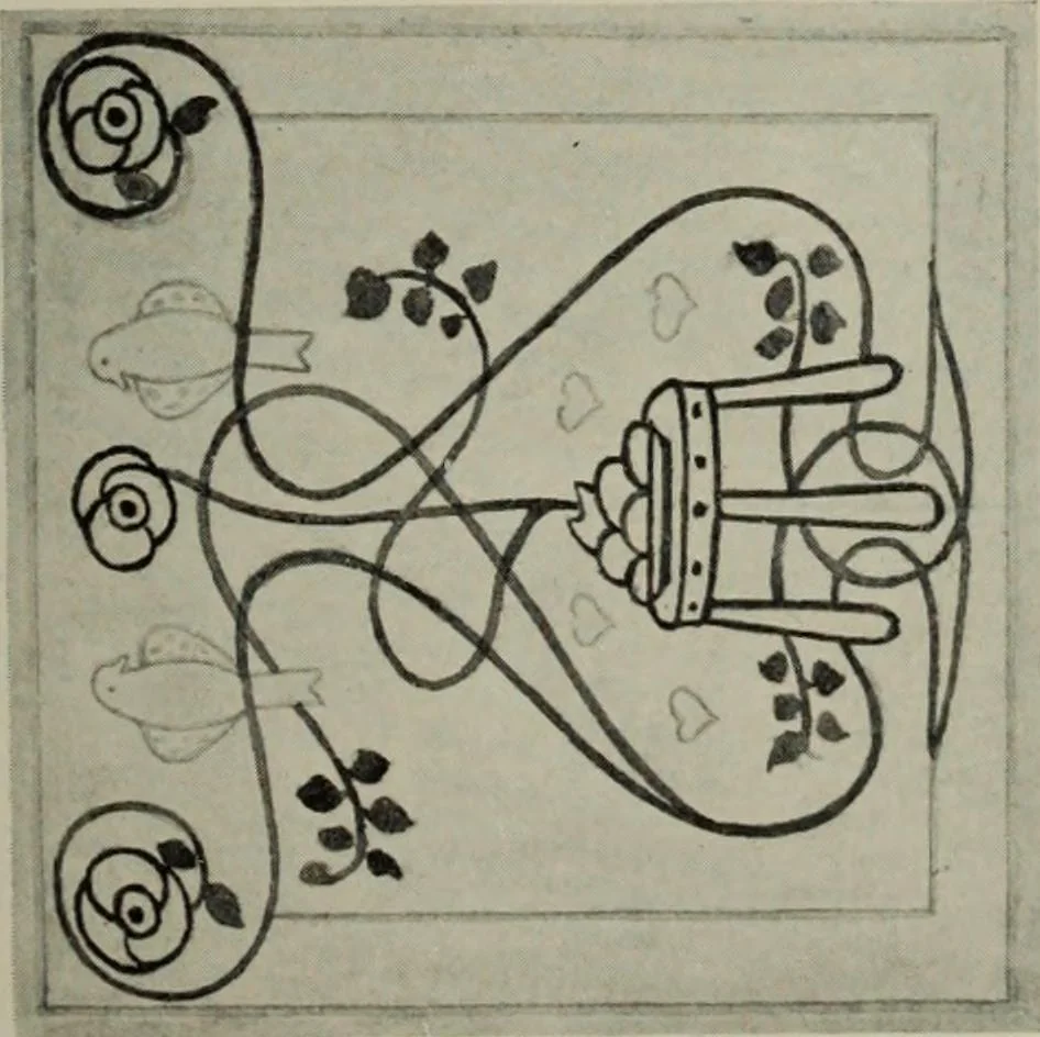 An illustration from Studio international, 1893, leaf 272