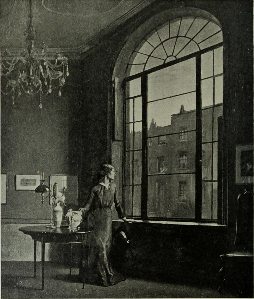 An illustration from Studio international, 1893, leaf 317