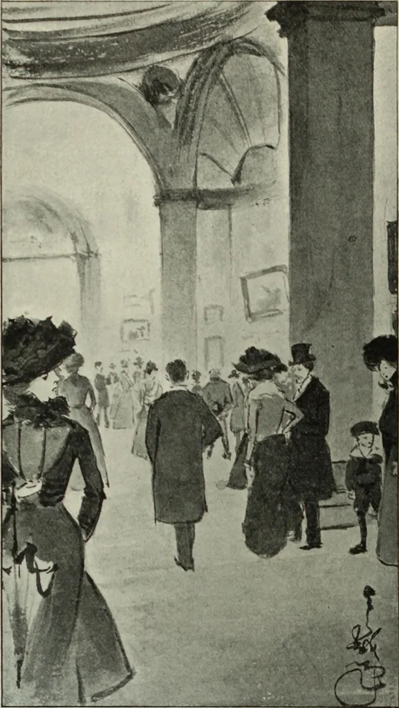 An illustration from Studio international, 1893, leaf 75