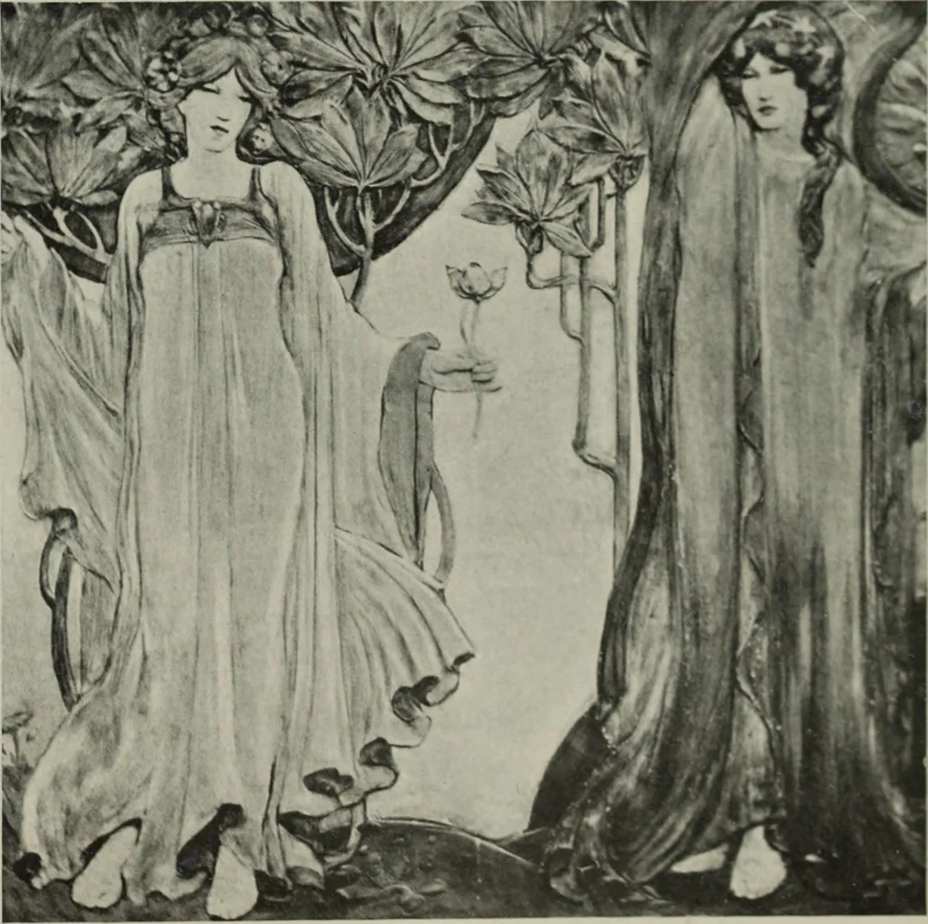 An illustration from Studio international, 1893, leaf 78