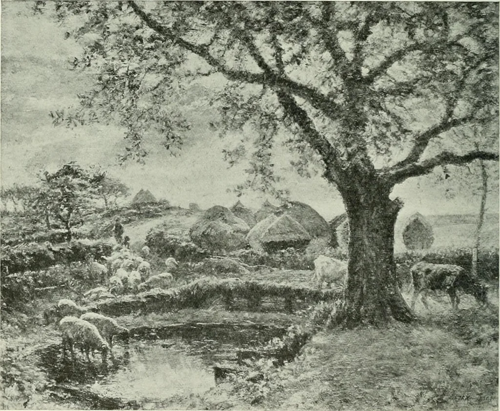 An illustration from Studio international, 1893, leaf 105