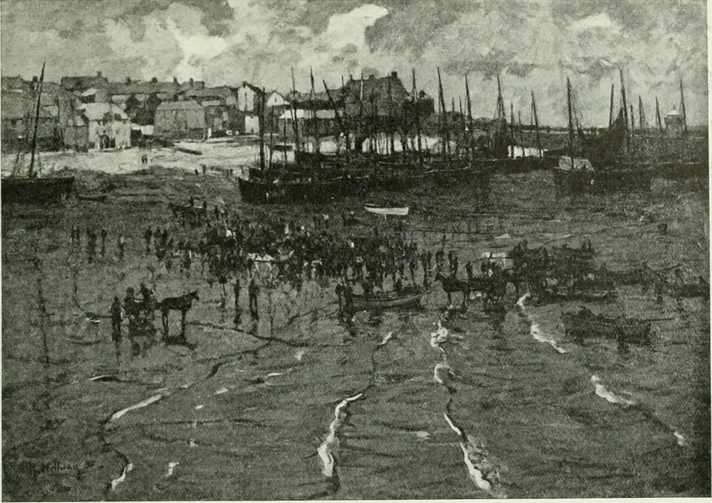 An illustration from Studio international, 1893, leaf 122