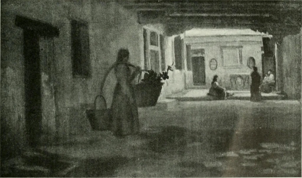 An illustration from Studio international, 1893, leaf 138
