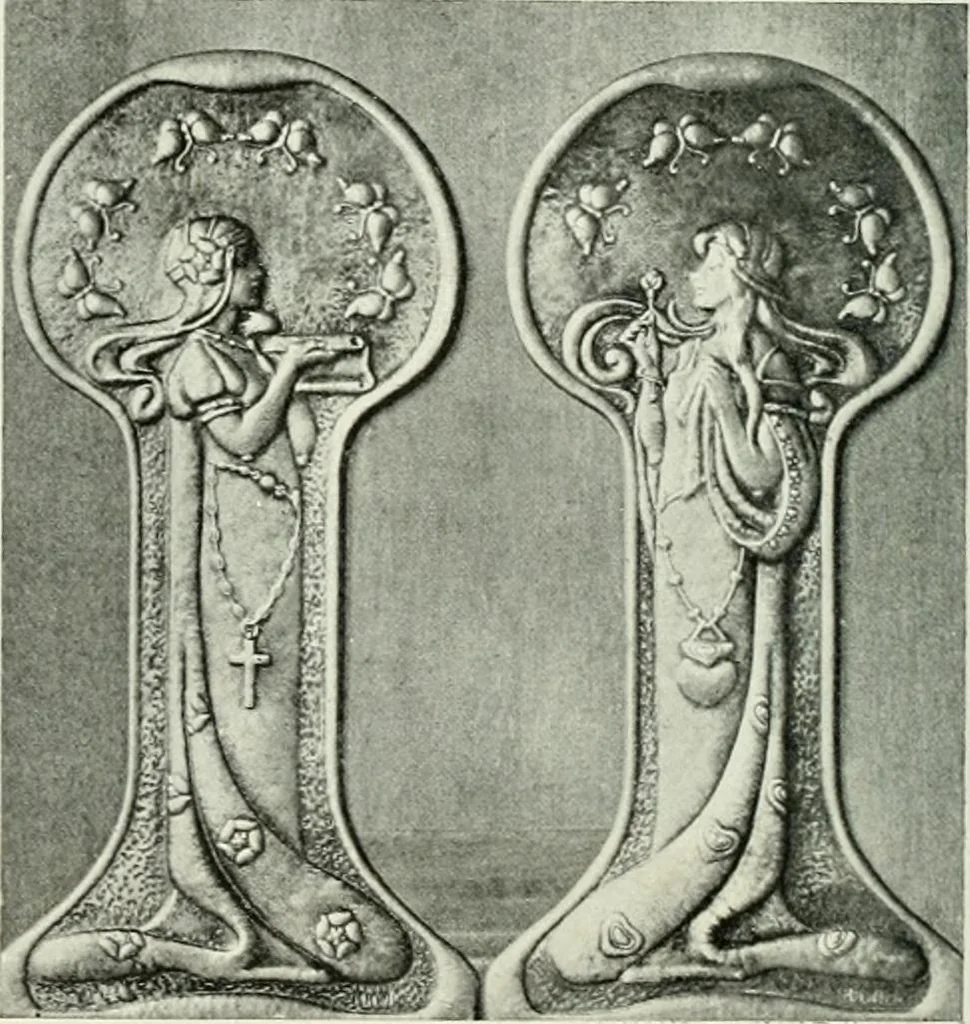 An illustration from Studio international, 1893, leaf 143