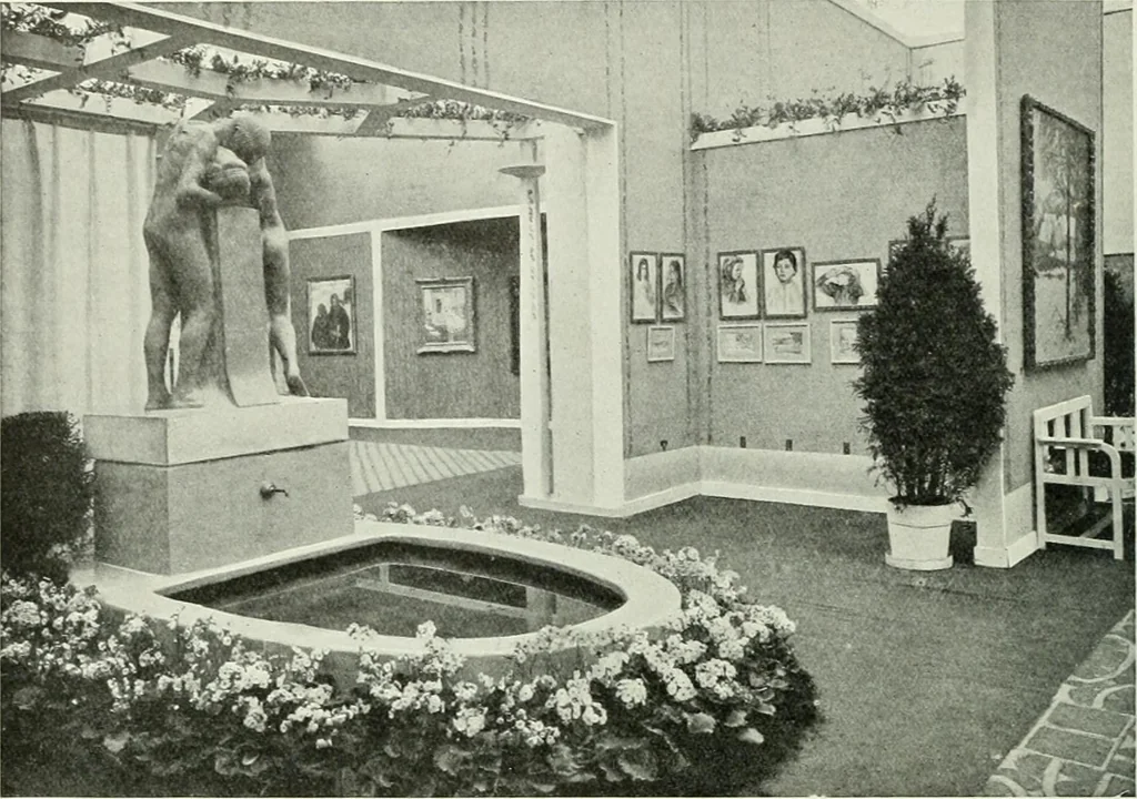 An illustration from Studio international, 1893, leaf 153